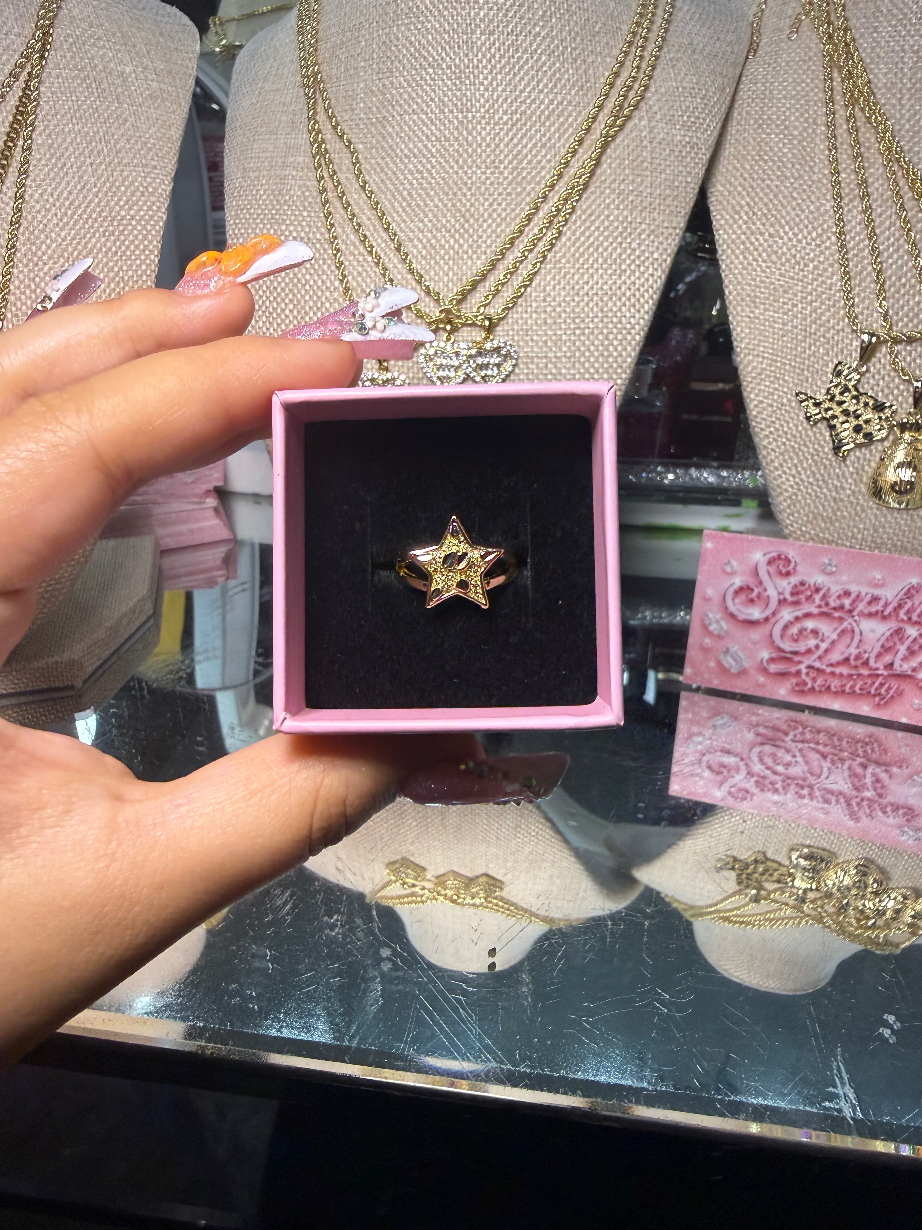 PLAIN JANE ST4R NUGGET RING