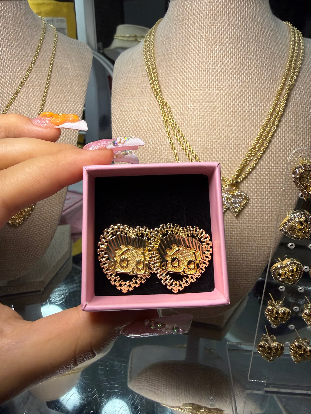 MISS BOOP ROLEX EARRINGS