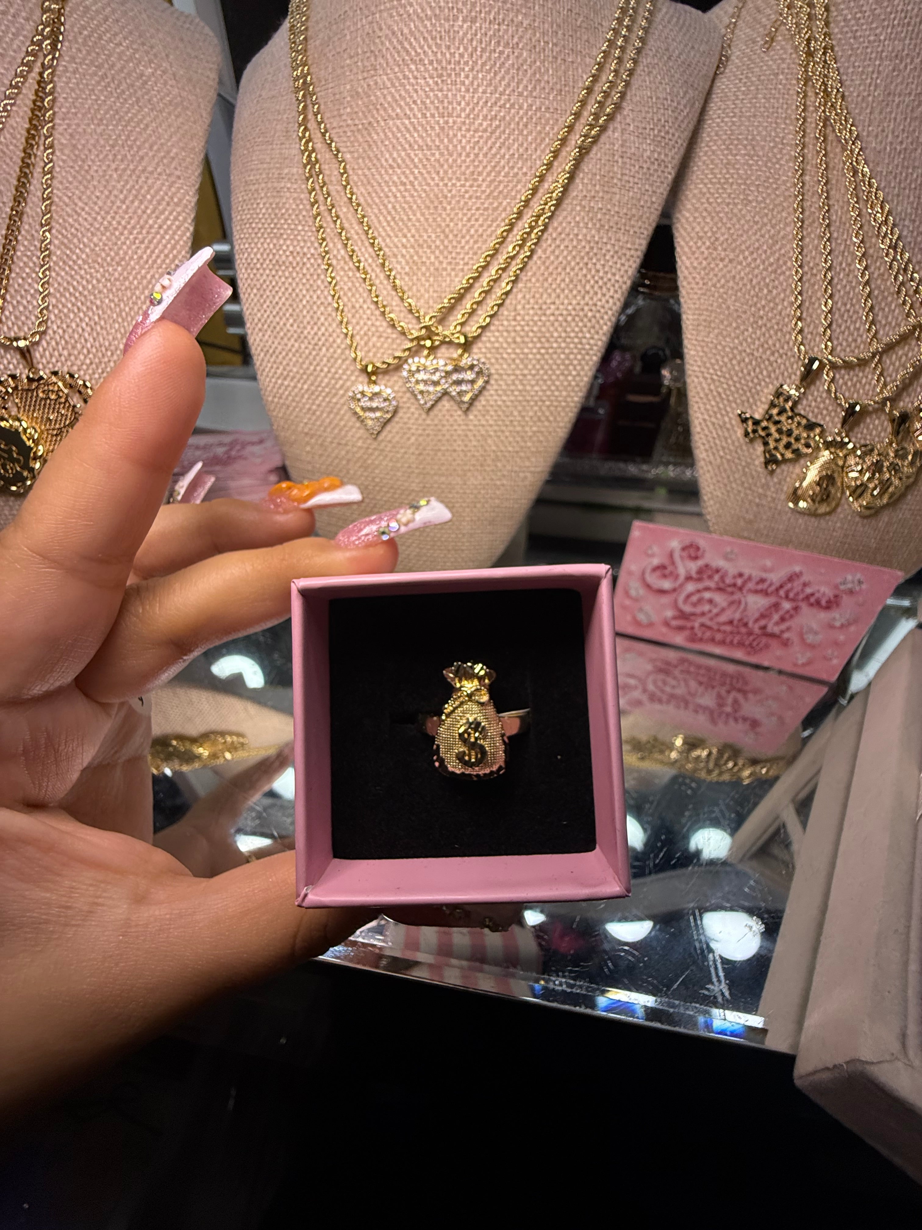 MONEY BAG RING