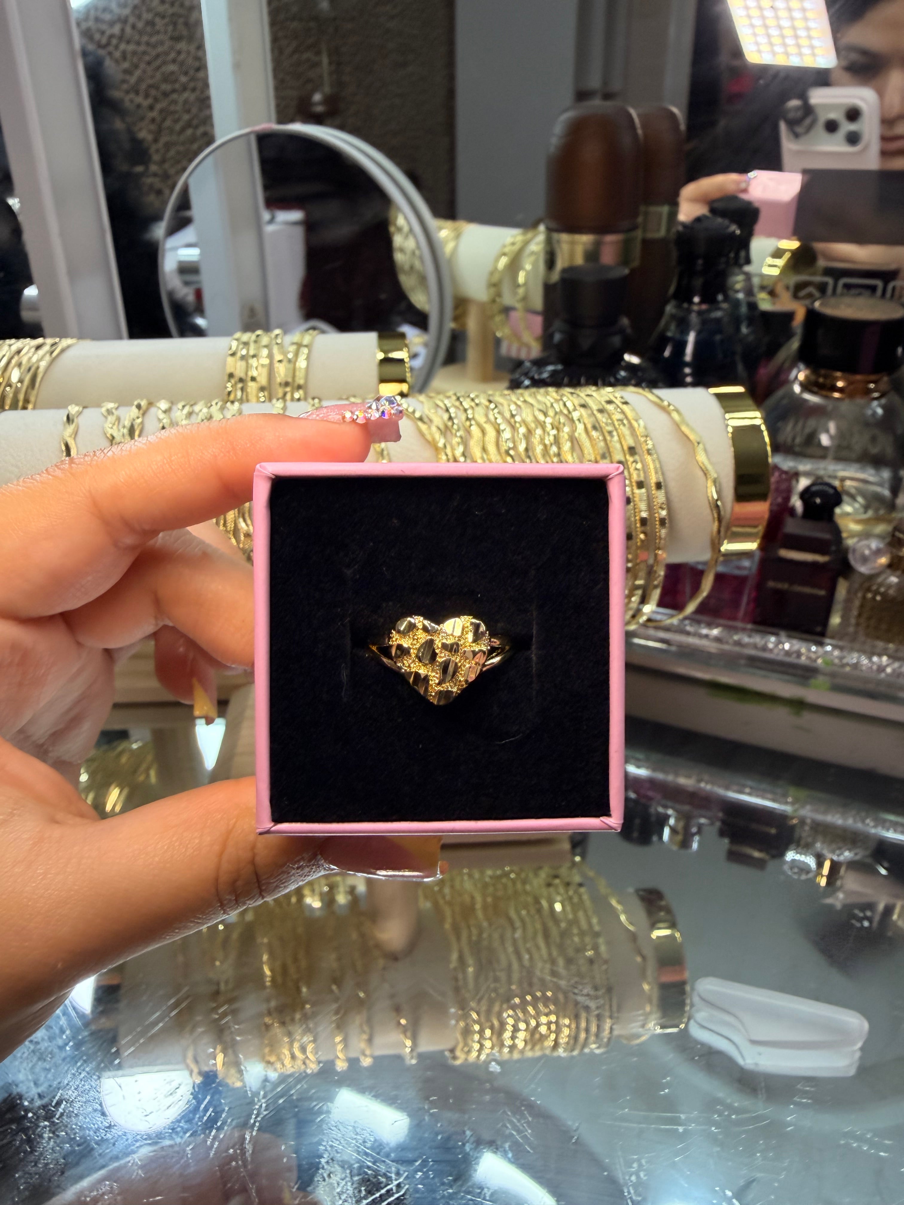 PLAIN JANE NUGGET RING