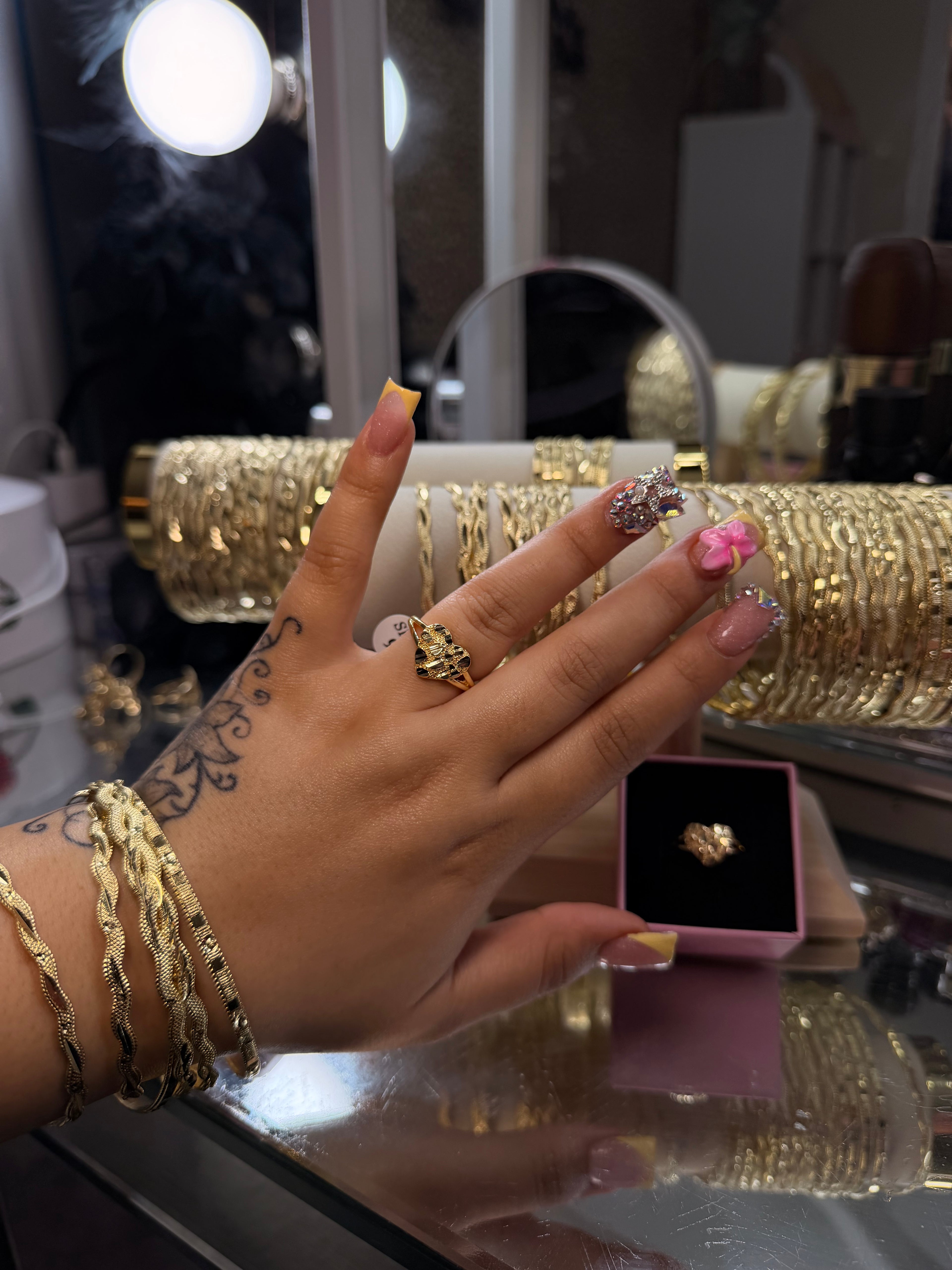 PLAIN JANE NUGGET RING