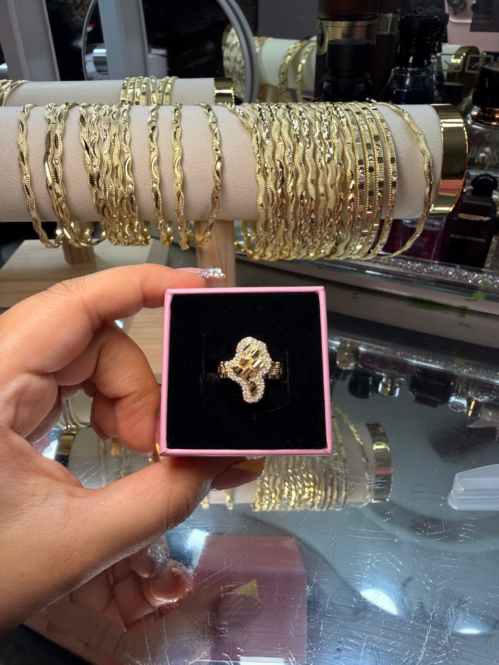 VINTAGE LUX NUGGET ROLEX RING