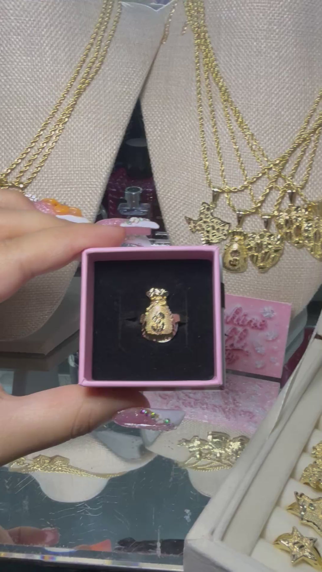 MONEY BAG RING