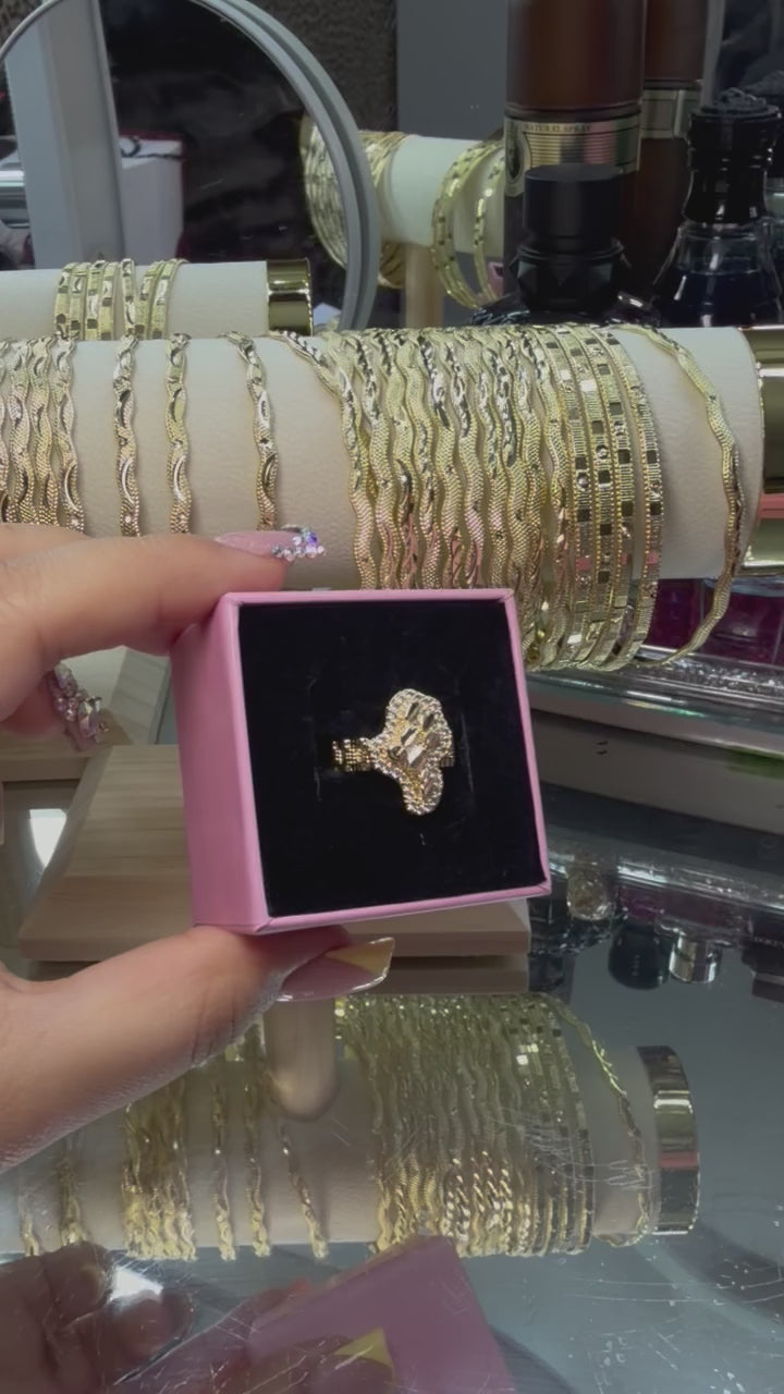 VINTAGE LUX NUGGET ROLEX RING