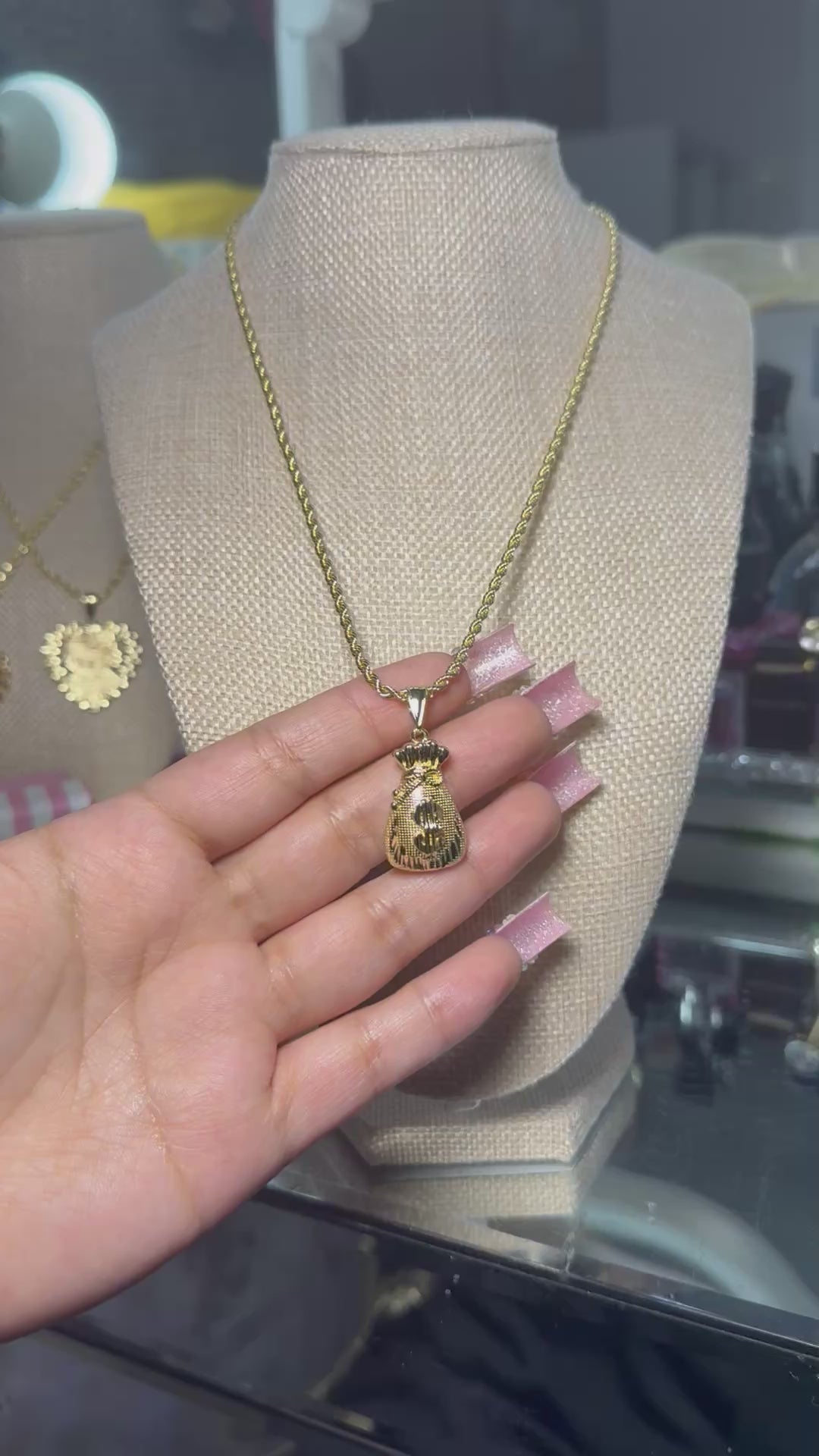 MONEY BAG NECKLACE