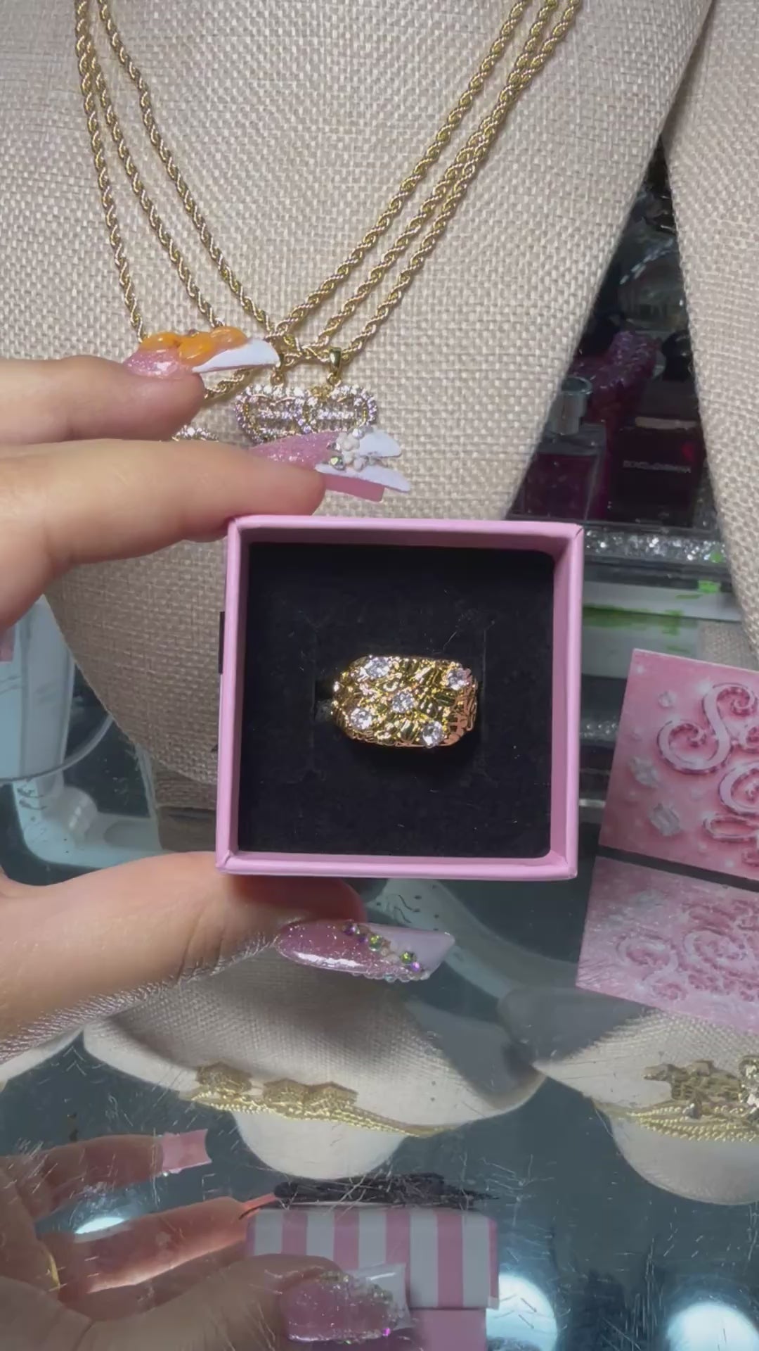 ICY NUGGET RING