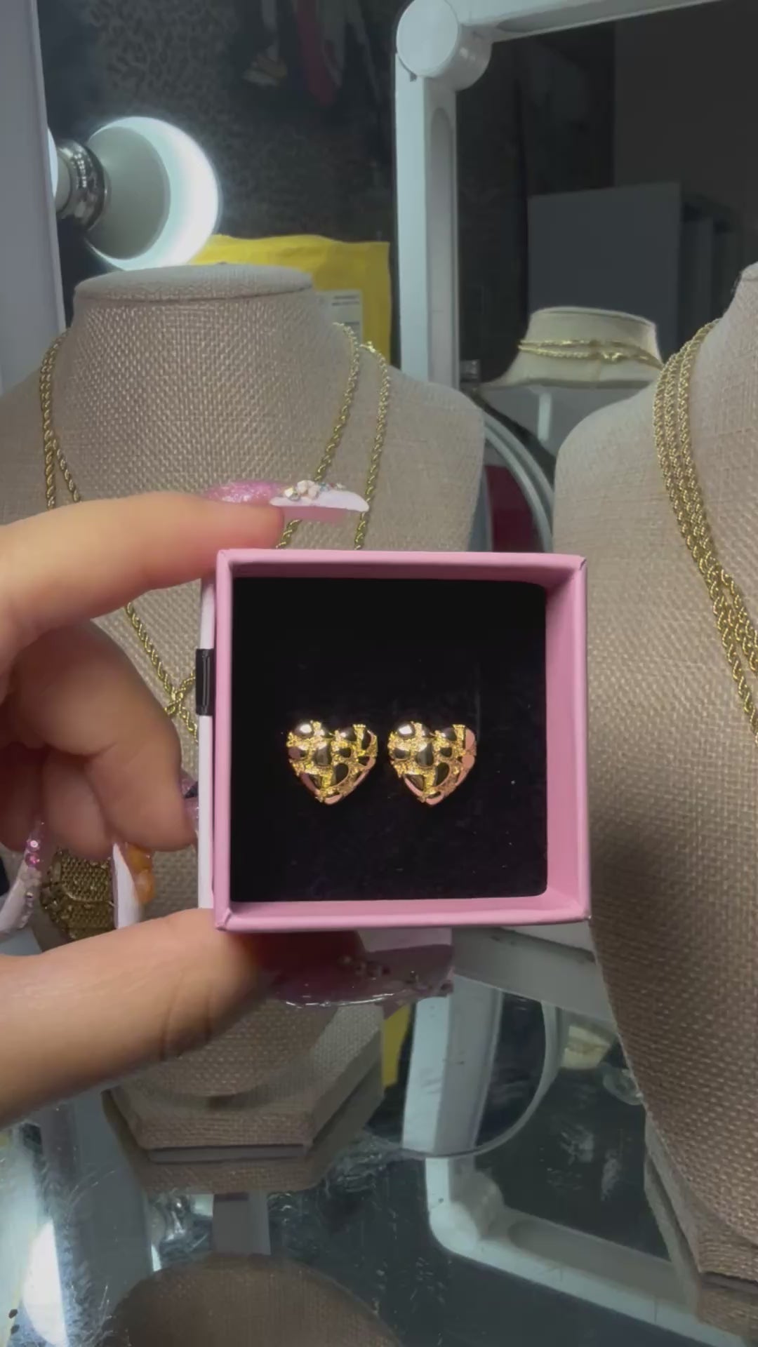 PLAIN JANE NUGGET EARRINGS